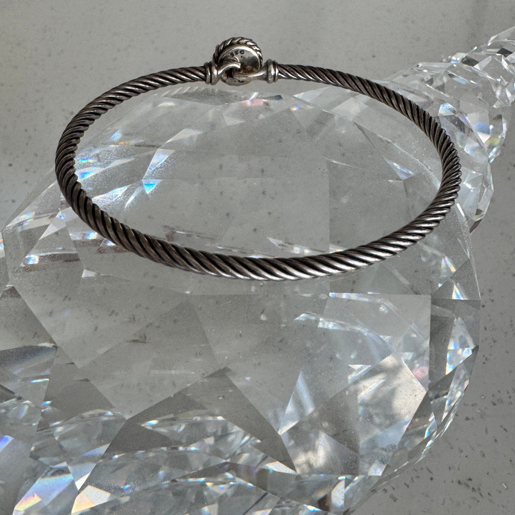 David Yurman Chatelaine Bracelet in Sterling Silver with Amethyst