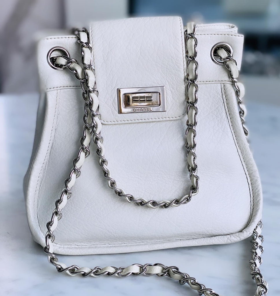 CHANEL Mademoiselle lock mini bucket bag