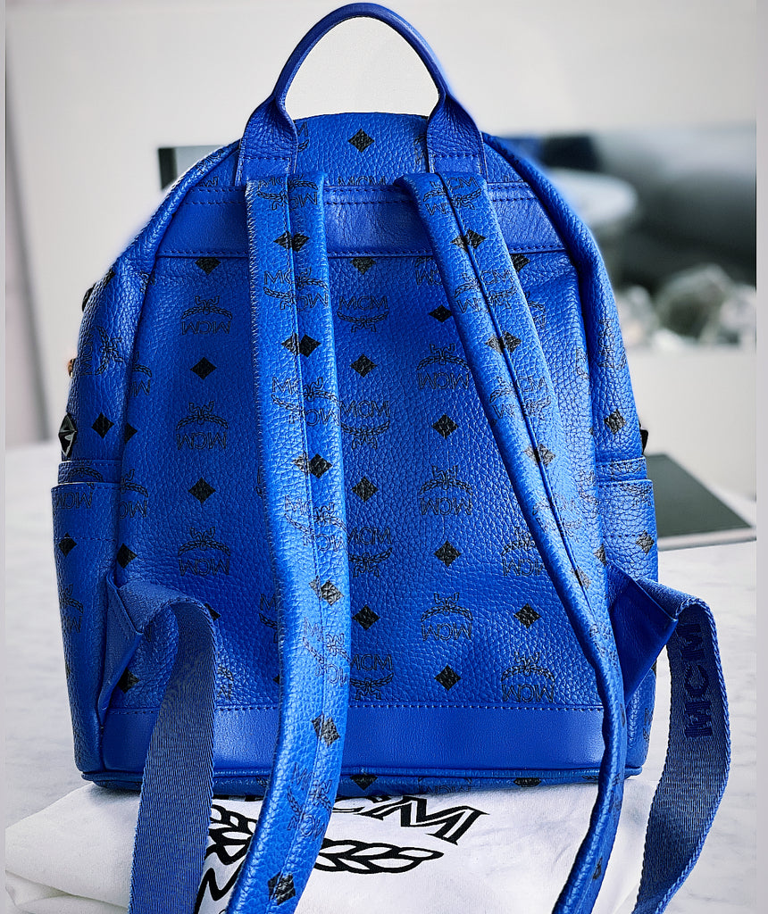 MCM Leather Backpack with Studded Details