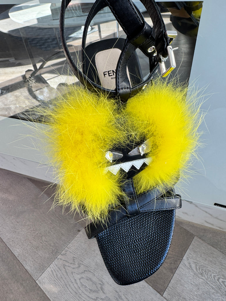 Fendi Monster Gladiator Sandals Size 37.5