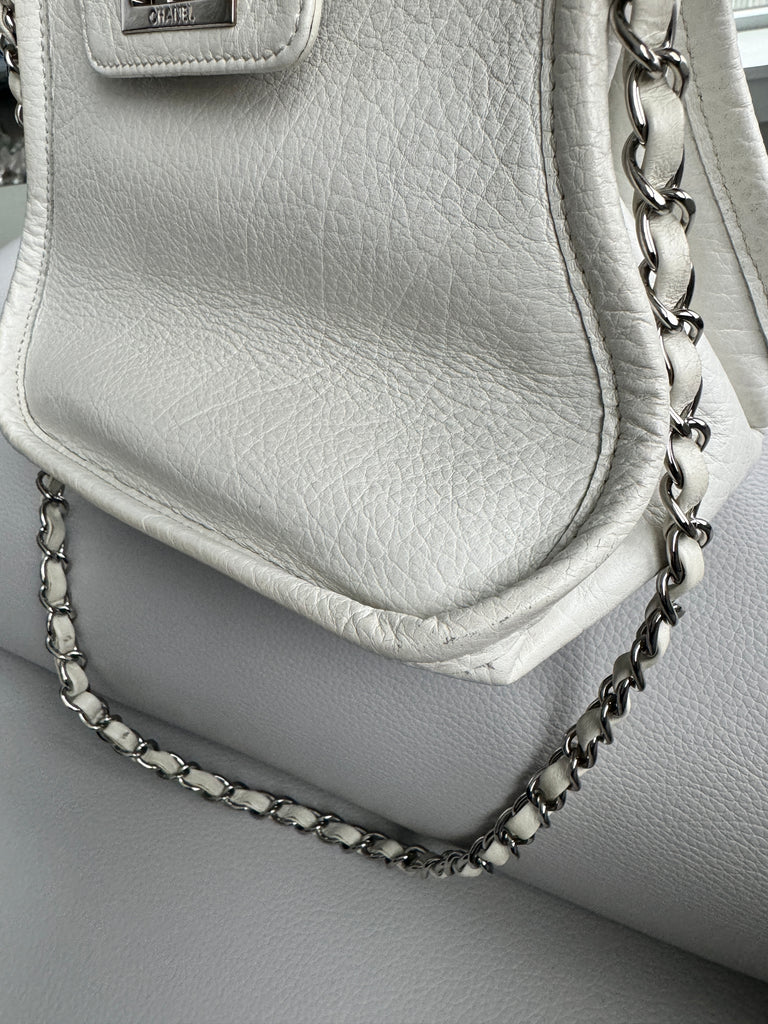 CHANEL Mademoiselle lock mini bucket bag