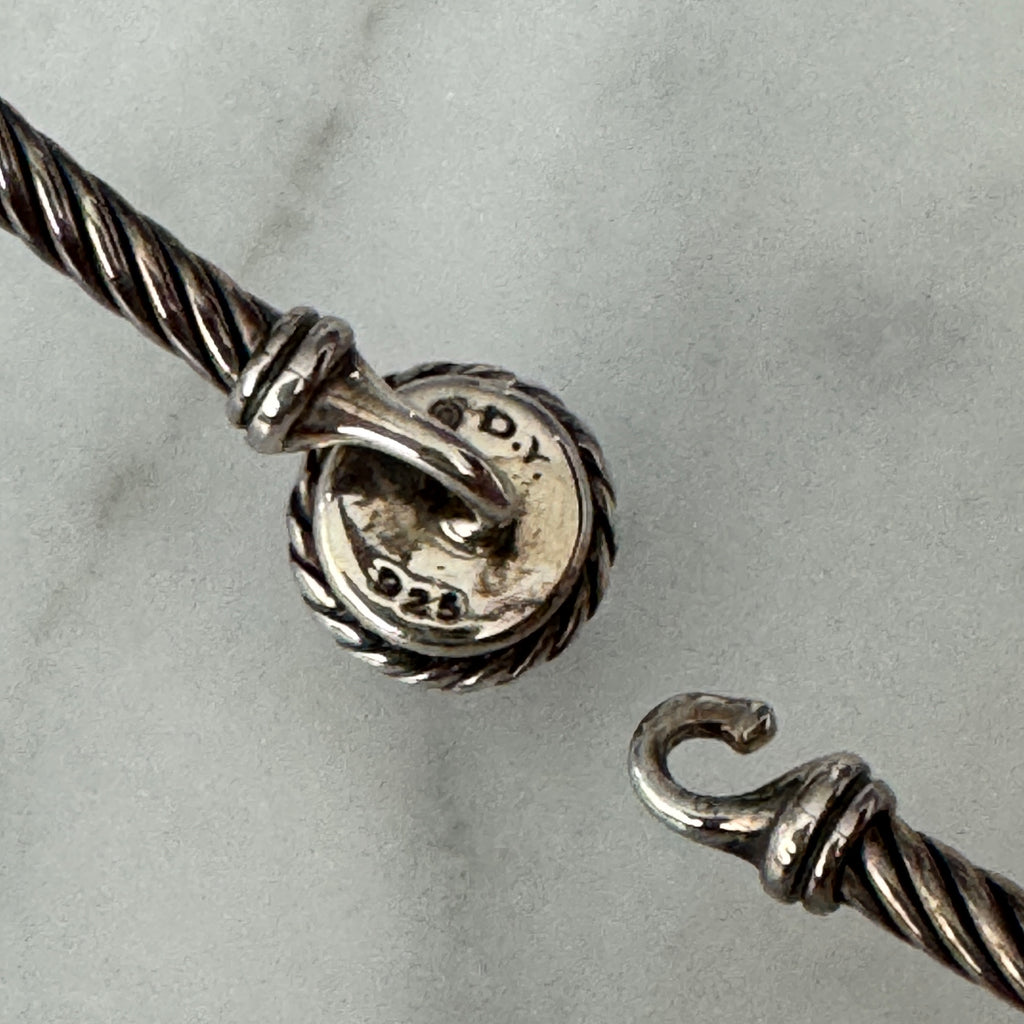 David Yurman Chatelaine Bracelet in Sterling Silver with Amethyst