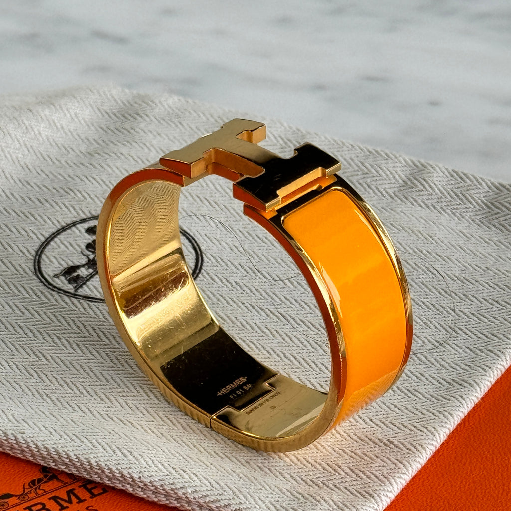 HERMES Wide Clic H Bracelet