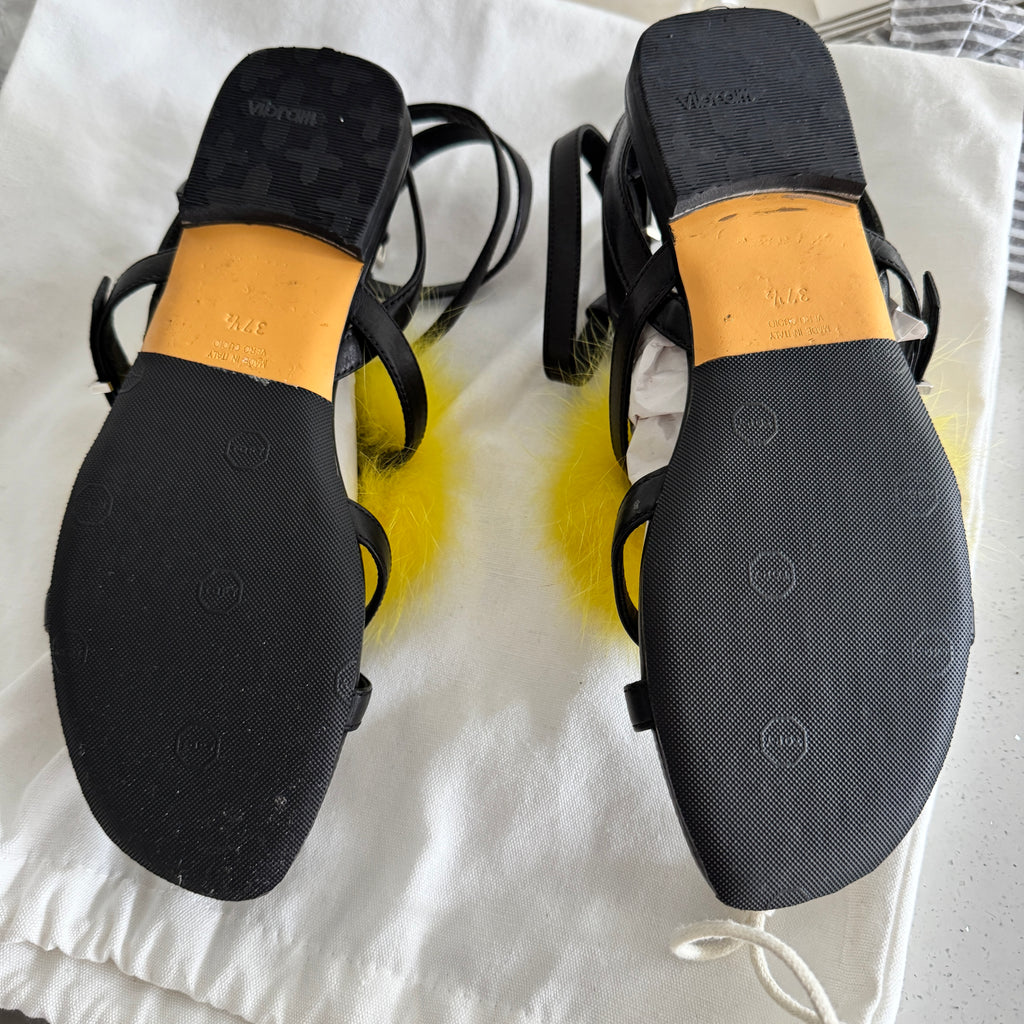 Fendi Monster Gladiator Sandals Size 37.5