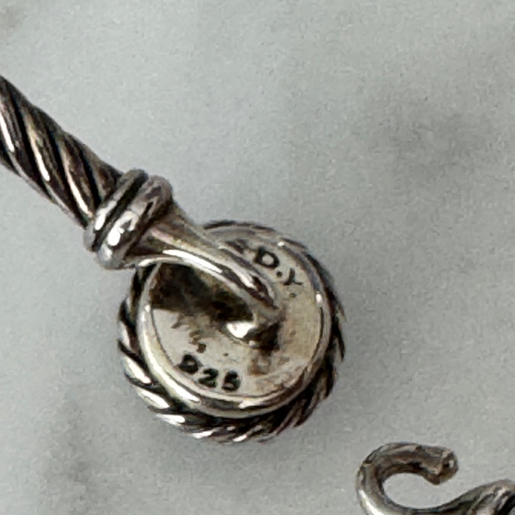 David Yurman Chatelaine Bracelet in Sterling Silver with Amethyst