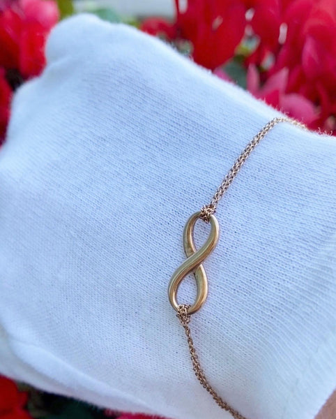 TIFFANY Rubedo Double Chain Infinity Bracelet –