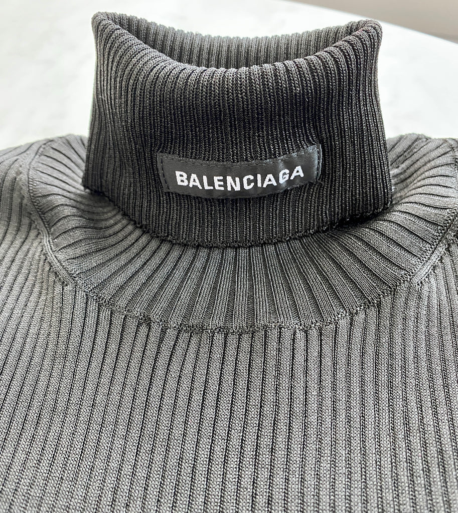 BALENCIAGA Unisex Turtleneck Sweater, size L