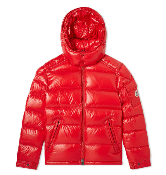 MONCLER nylon laqué down puffer jacket, size 4 – AceConsign.com