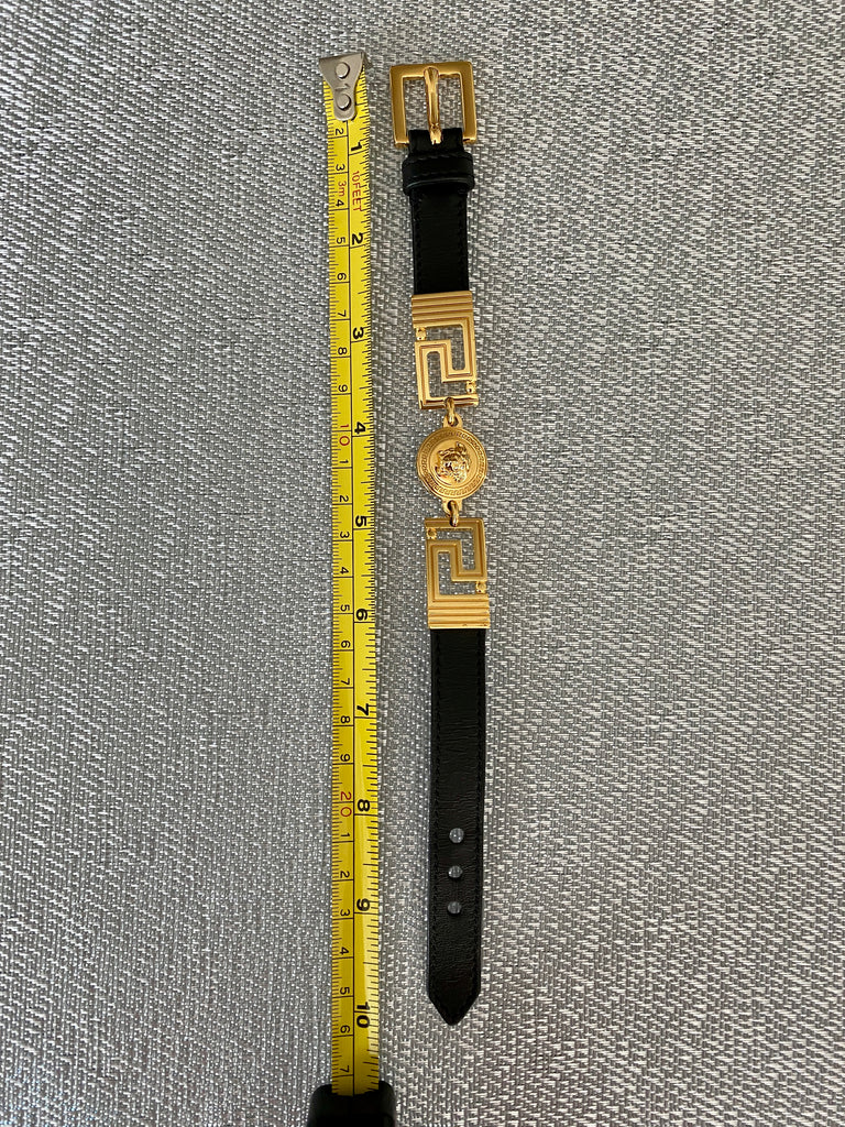 VERSACE leather bracelet