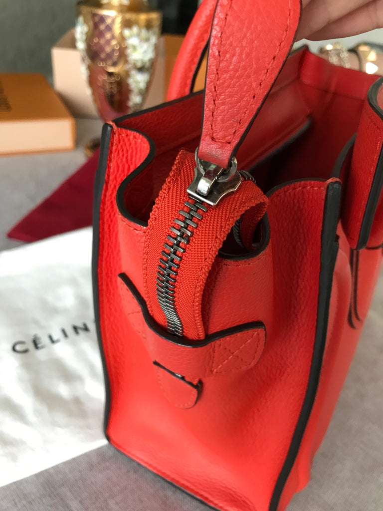 CELINE Micro Luggage Handbag