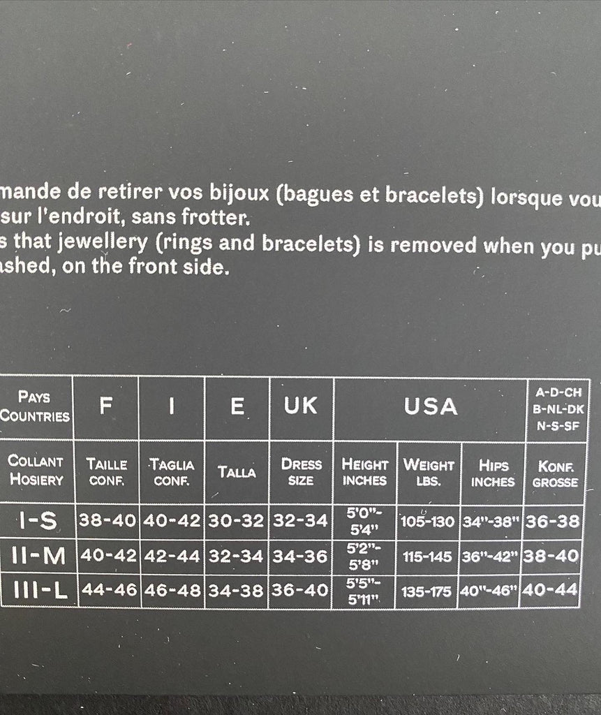 Chanel Runway Tights, Size M