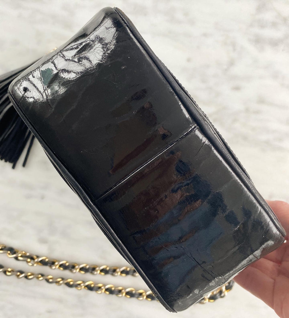 CHANEL 1980’s VINTAGE Camera Case Bag