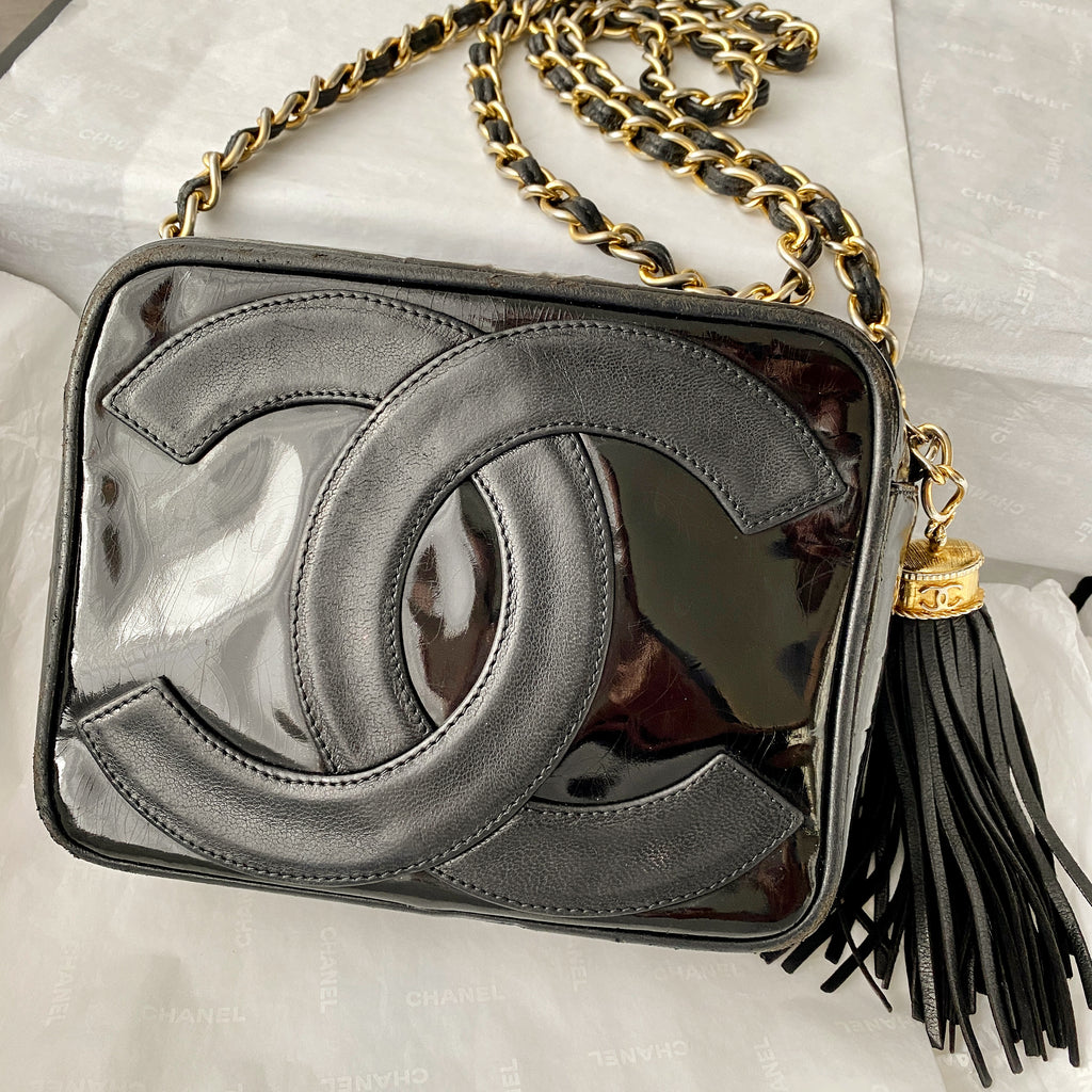 CHANEL 1980’s VINTAGE Camera Case Bag