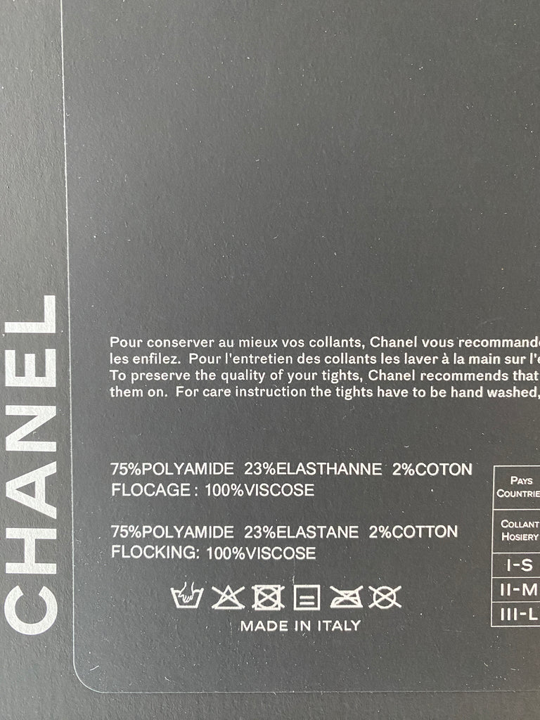 Chanel Runway Tights, Size M