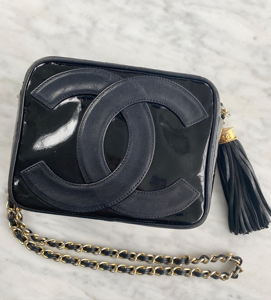 CHANEL 1980’s VINTAGE Camera Case Bag