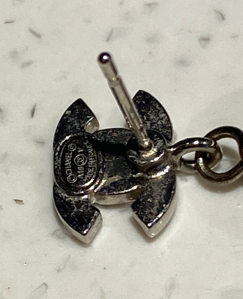 CHANEL CC Drop Earrings