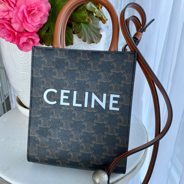 CELINE Mini Vertical Cabas AceConsign