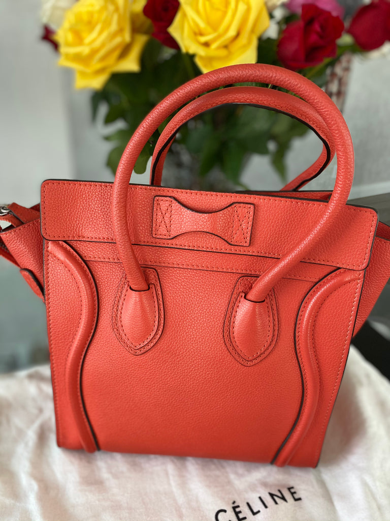 CELINE Micro Luggage Handbag