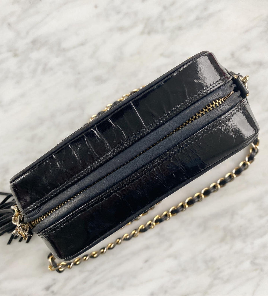 CHANEL 1980’s VINTAGE Camera Case Bag