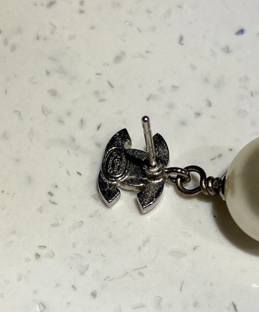 CHANEL CC Drop Earrings