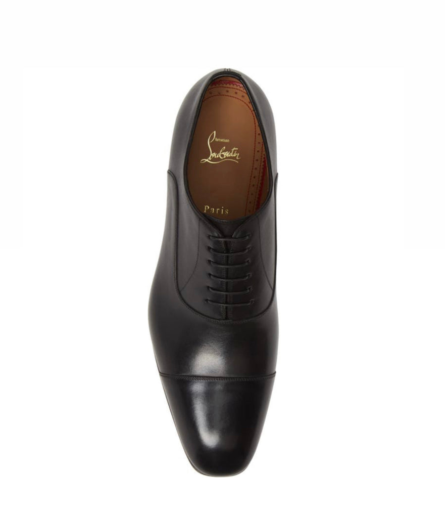 CHRISTIAN LOUBOUTIN Greggo Cap Toe Oxford, Size 13.5 US