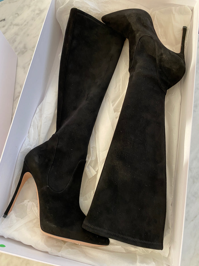 Gianvito Rossi knee-high boots, Size 37
