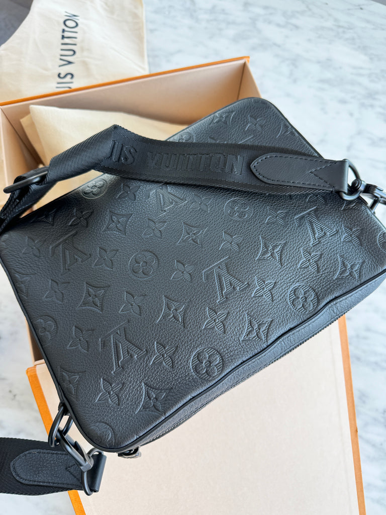 LOUIS VUITTON Monogram Empreinte Leather Messenger Bag