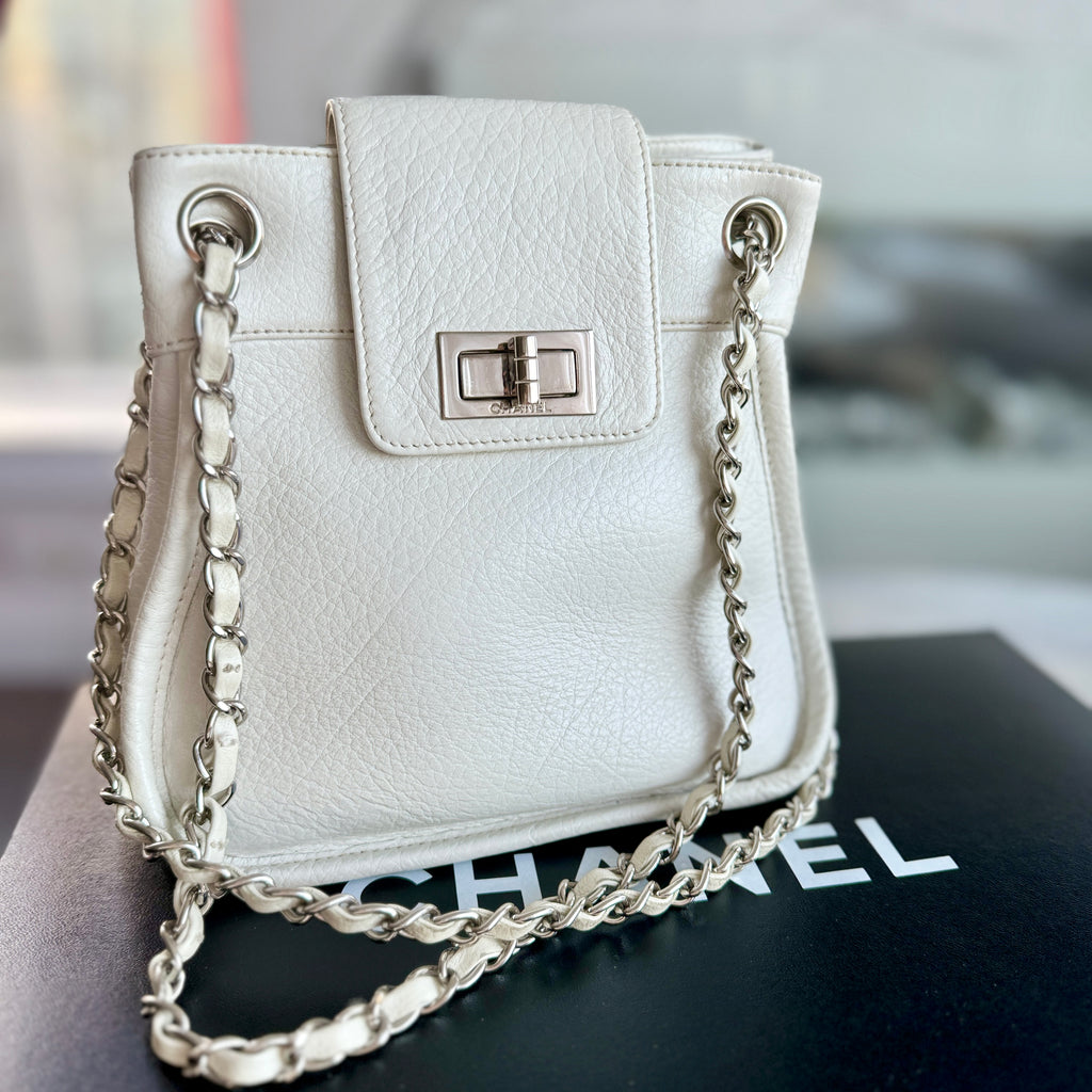 CHANEL Mademoiselle lock mini bucket bag