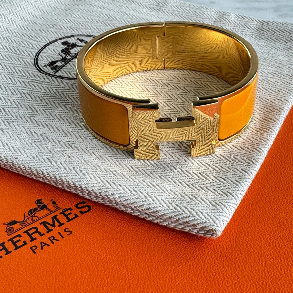 HERMES Wide Clic H Bracelet