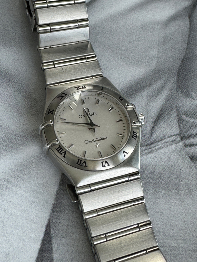 Omega Constellation 28 mm, steel on steel watch