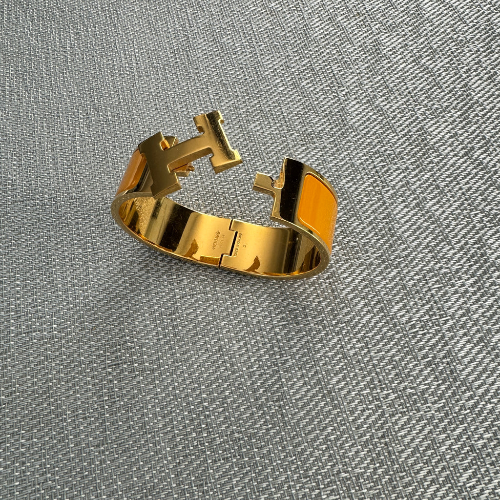 HERMES Wide Clic H Bracelet