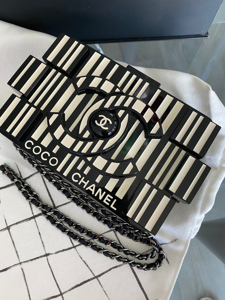 CHANEL 2014 Barcode Brick Lego Boy Shoulder Bag