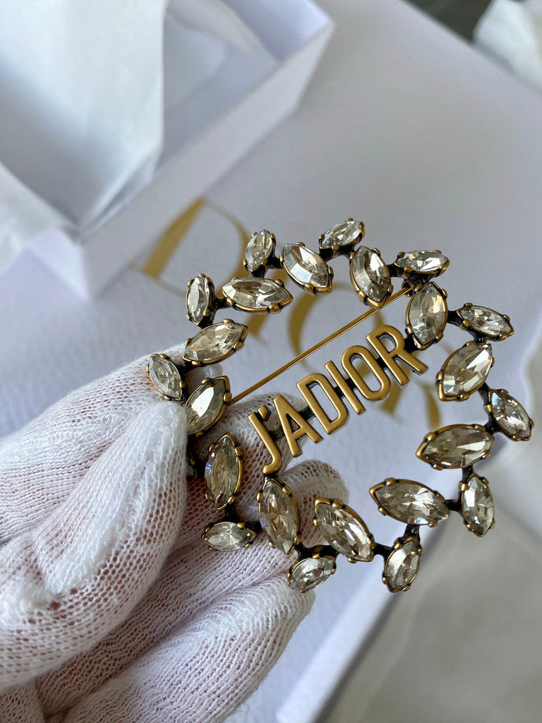 DIOR J'adior Laurel Wreath Brooch