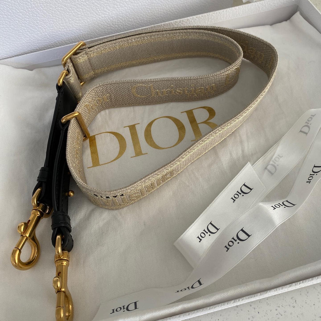 CHRISTIAN DIOR PARIS' Embroidery Shoulder Strap