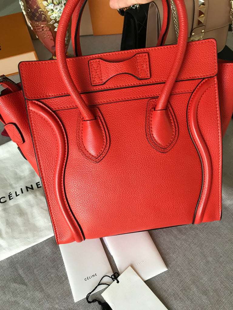 CELINE Micro Luggage Handbag