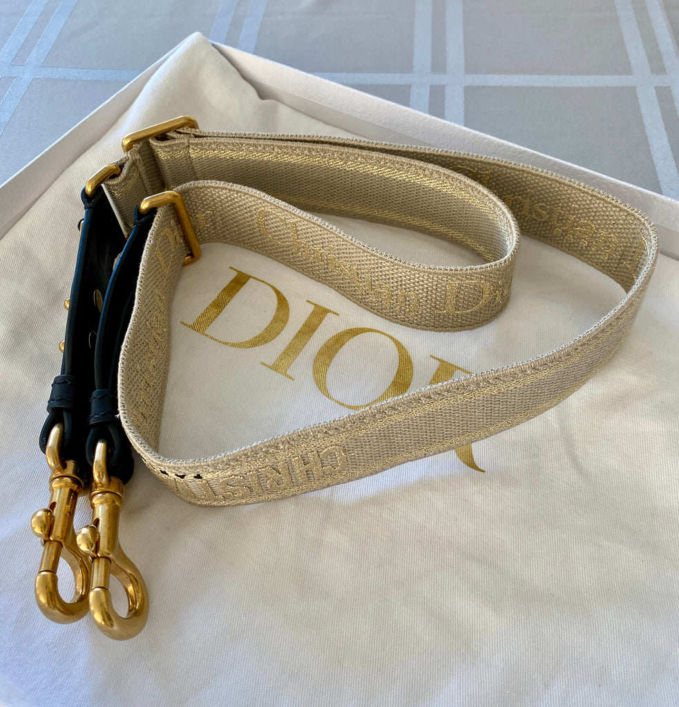 CHRISTIAN DIOR PARIS' Embroidery Shoulder Strap