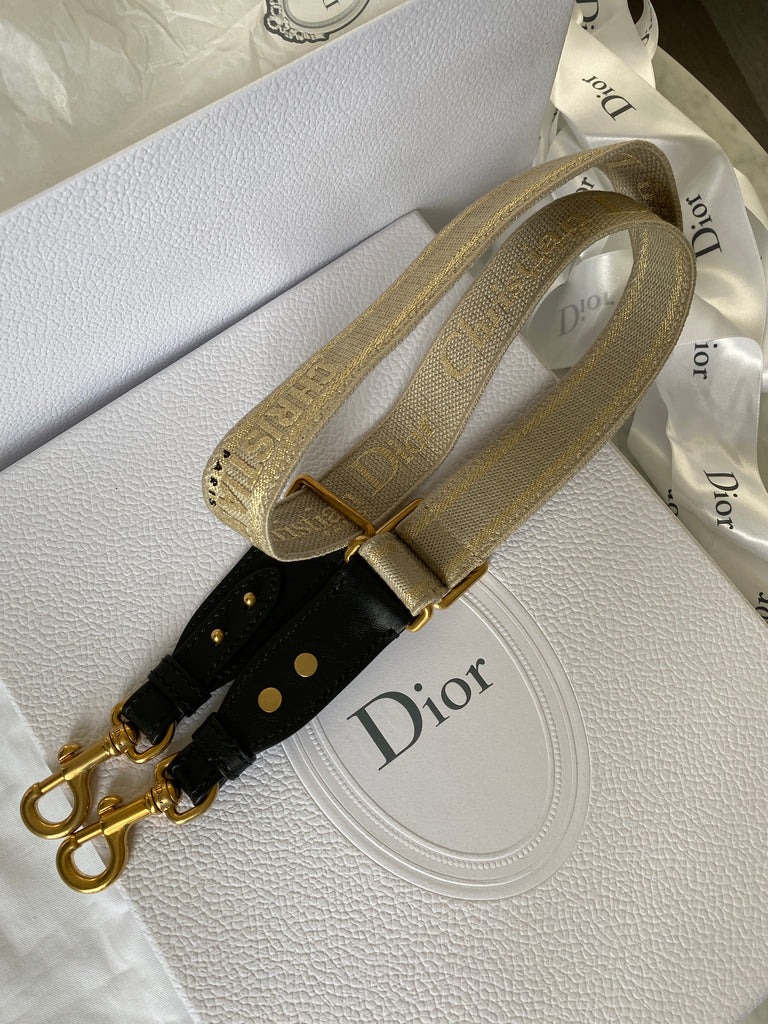 CHRISTIAN DIOR PARIS' Embroidery Shoulder Strap