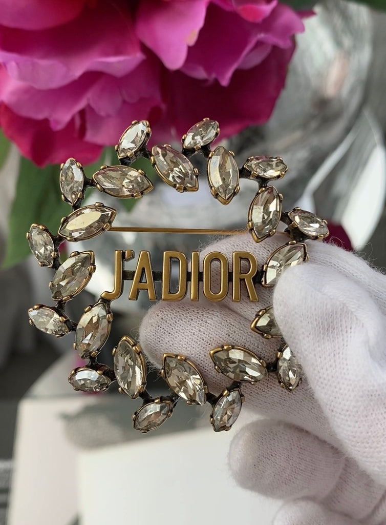 DIOR J'adior Laurel Wreath Brooch