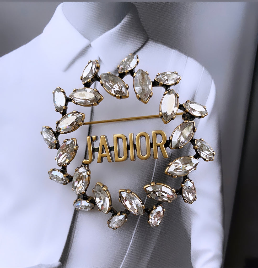 DIOR J'adior Laurel Wreath Brooch