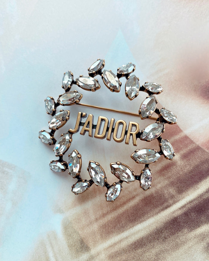 DIOR J'adior Laurel Wreath Brooch