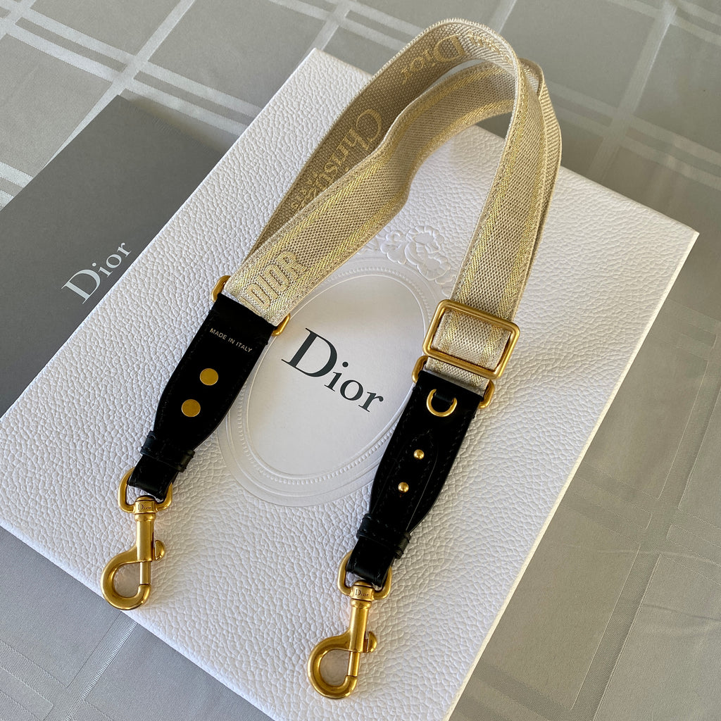 CHRISTIAN DIOR PARIS' Embroidery Shoulder Strap