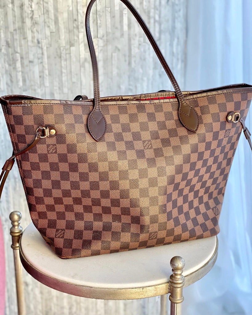 LOUIS VUITTON DAMIER EBENE NEVERFULL MM