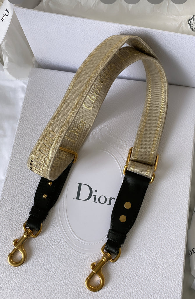 CHRISTIAN DIOR PARIS' Embroidery Shoulder Strap