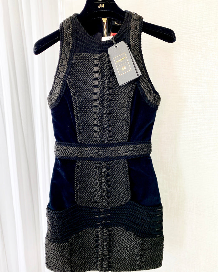 BALMAIN x H&M Mini Dress; US Size 2 (EUR 32)