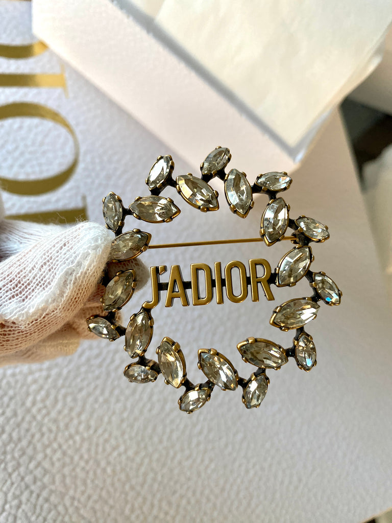 DIOR J'adior Laurel Wreath Brooch